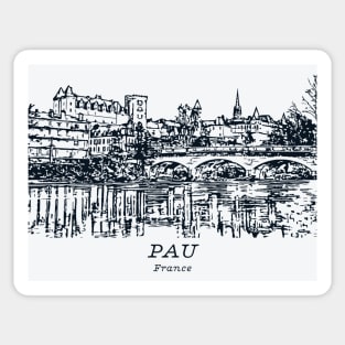 Pau - France Sticker